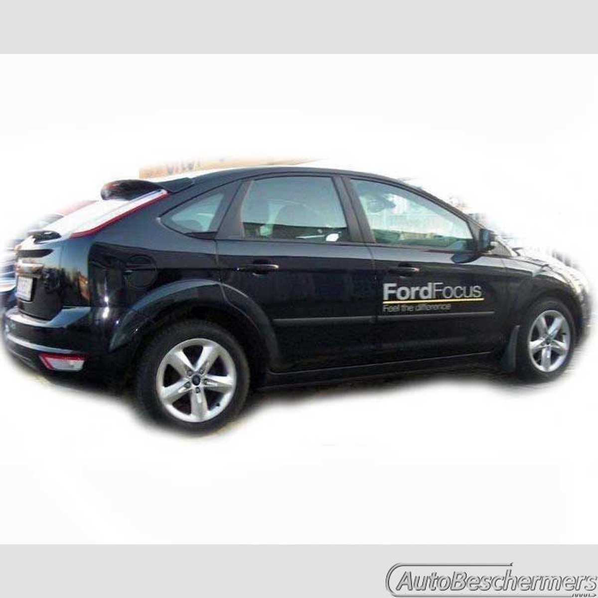 Stootlijsten set zwart voor Ford Focus 5-deurs en Stationwagon 2005-05.2011. De stootstrips zijn zelfklevend. Set a 4 stuks (#0003)