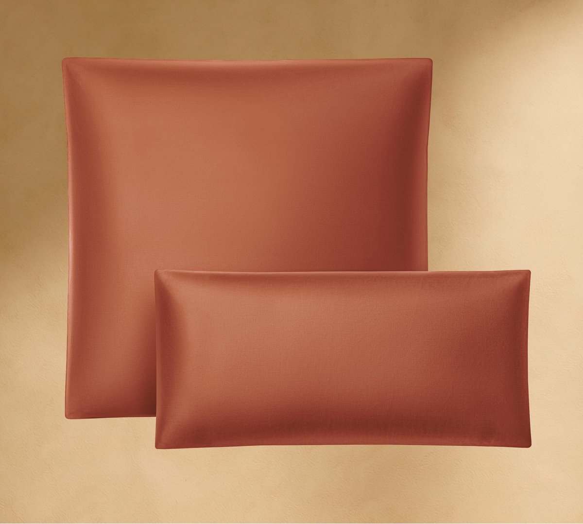 Omgoods - Set van 2 Satijnen Kussenhoezen 35x35 cm van 100% Biokatoen
