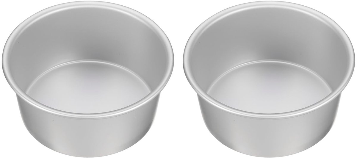 Omgoods - Set van 2 Rond Cakevormen 6 Inch - Non-Stick Bakvorm voor Cheesecakes