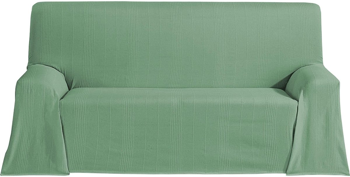 Omgoods - Multifunctionele Bedsprei 300 x 260 cm - Groene Decoratieve Deken