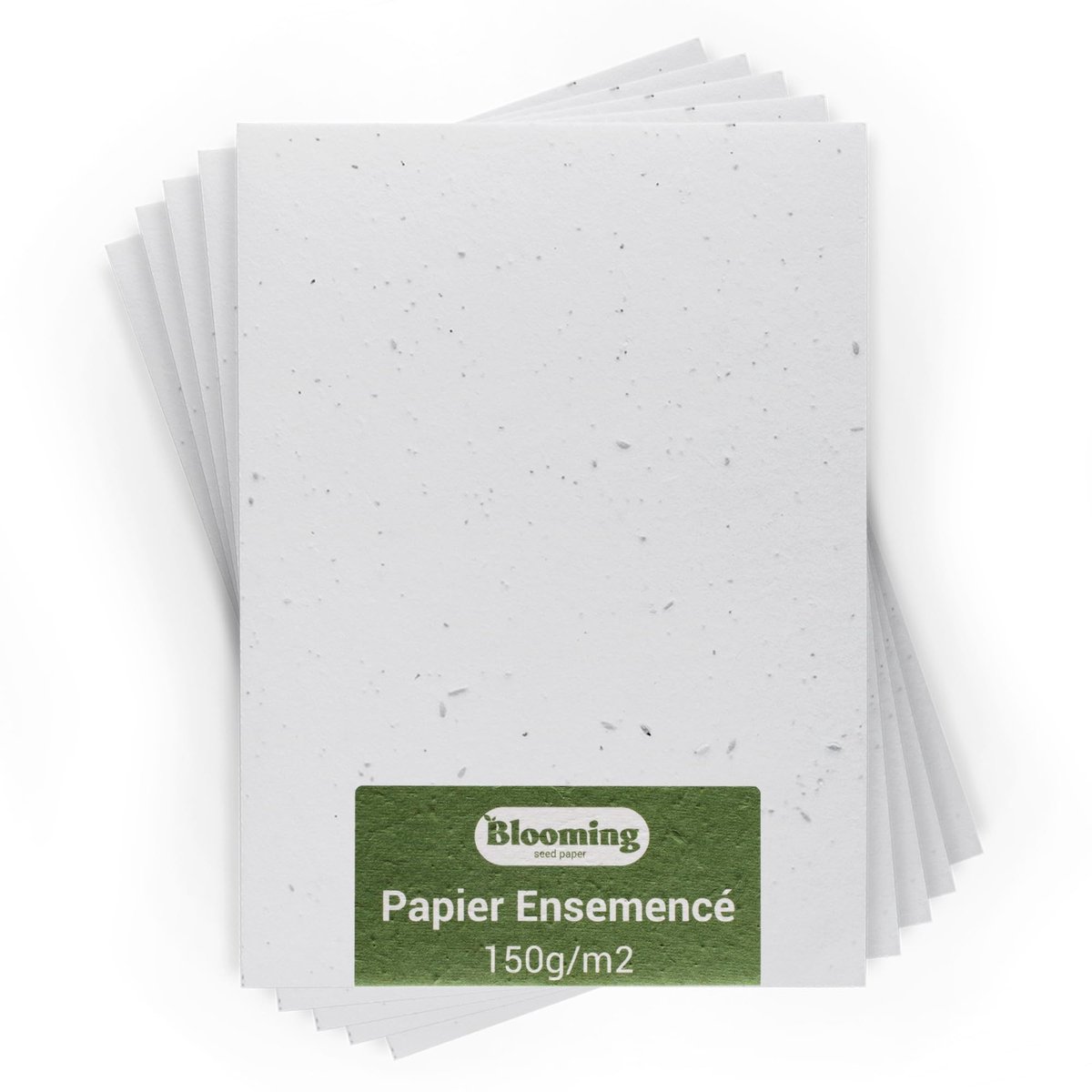 Omgoods - 25 Vellen Biologisch Afbreekbaar Plant Papier A4 met Wilde Bloemzaadjes