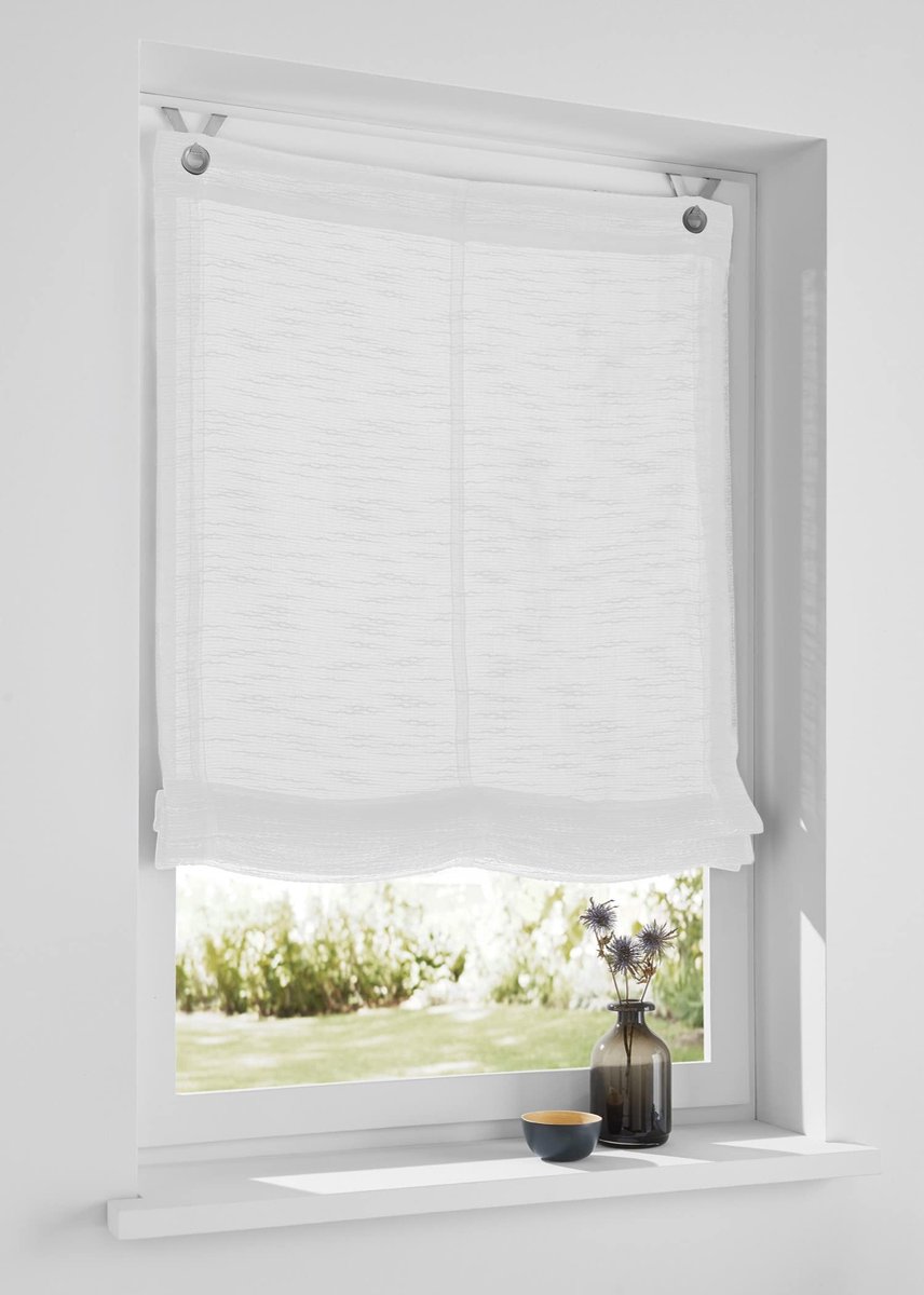 Omgoods - Roman Blinds - Celtic Cream, 120x140 cm, zonder boren