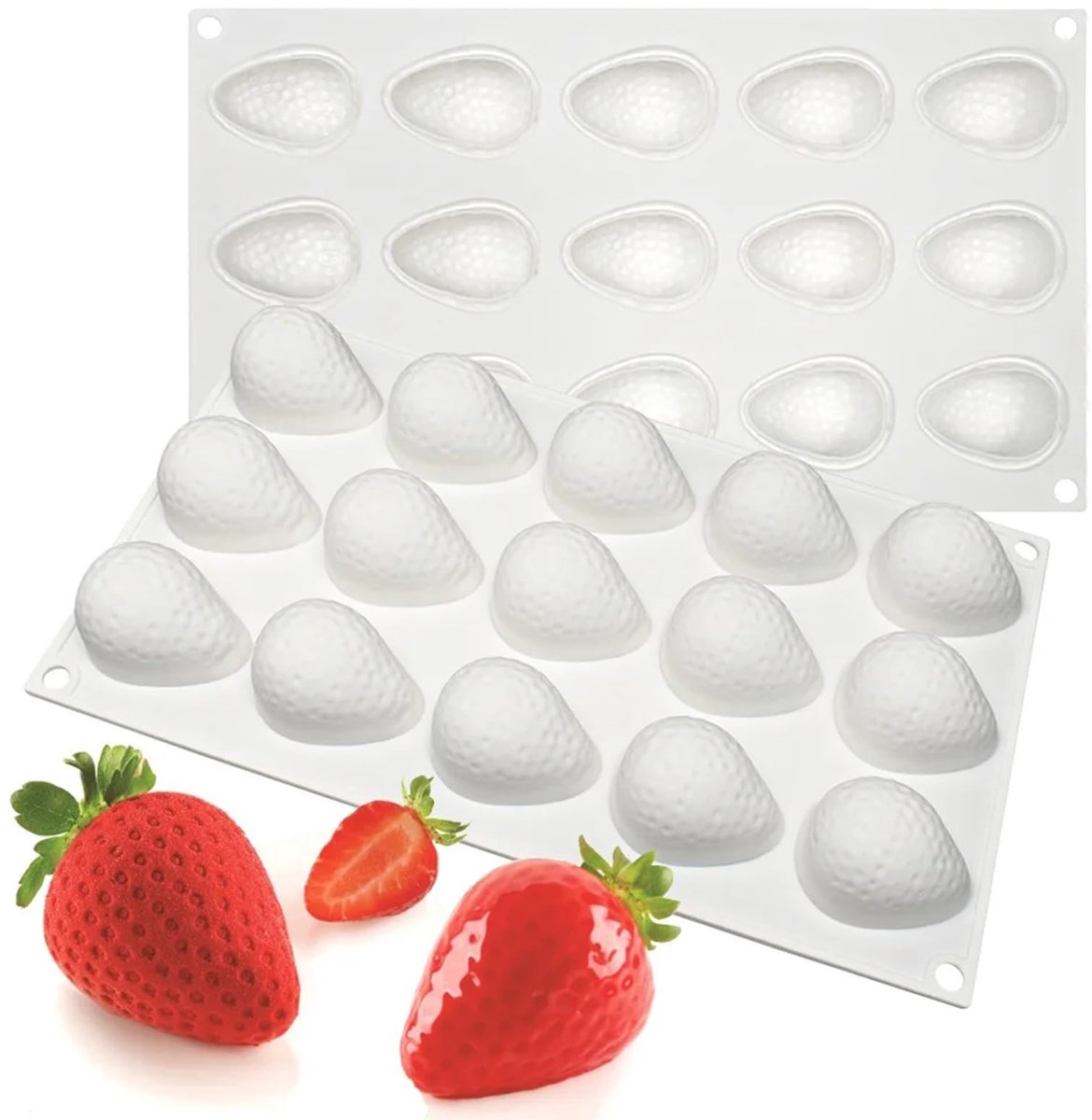 Omgoods - 3D Silicone Bakvorm voor Cake - Non-Stick Mould voor Chocolade en Pudding