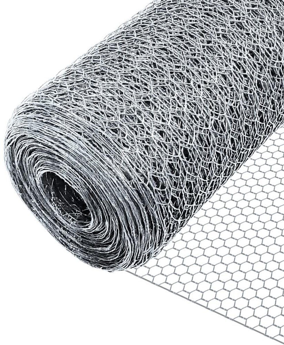 Omgoods - Draadhek - Hexagonaal Kippen- en Konijnenrasp, 100 cm hoog
