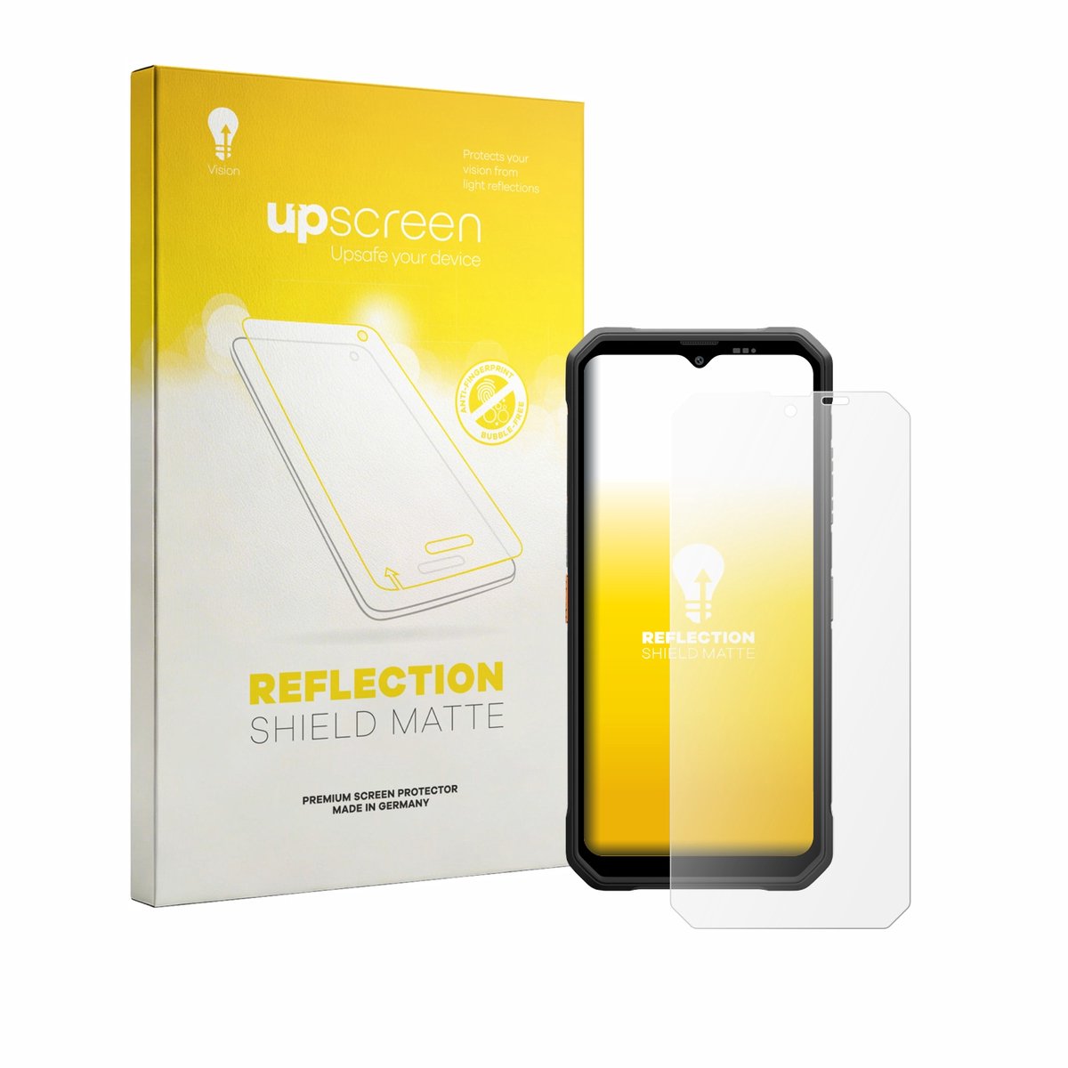 upscreen - Screenprotector voor Blackview Fort 2 - Folie Beschermfolie anti glare matte