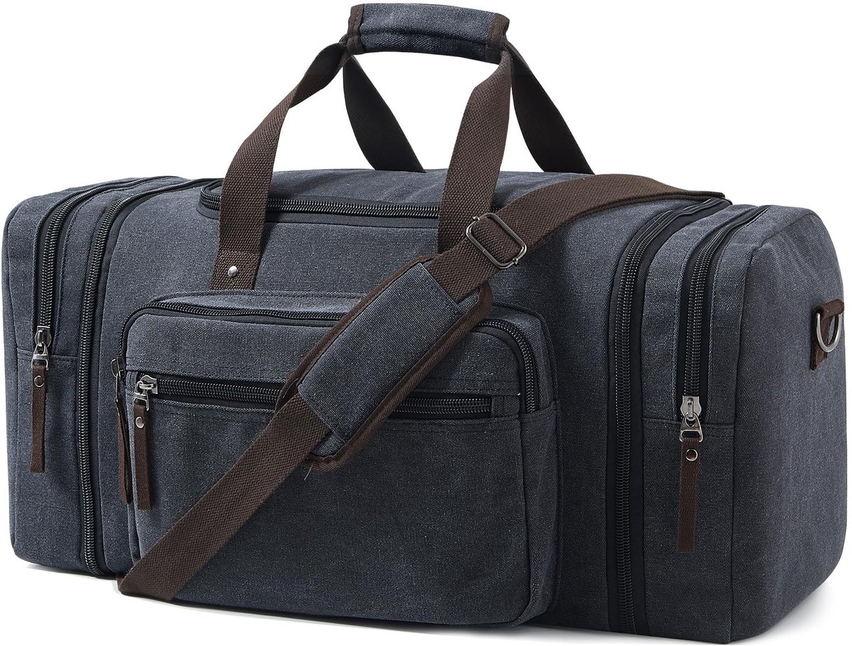 Omgoods - Uitbreidbare Weekendtas met Handbagage-geschikte Afmetingen