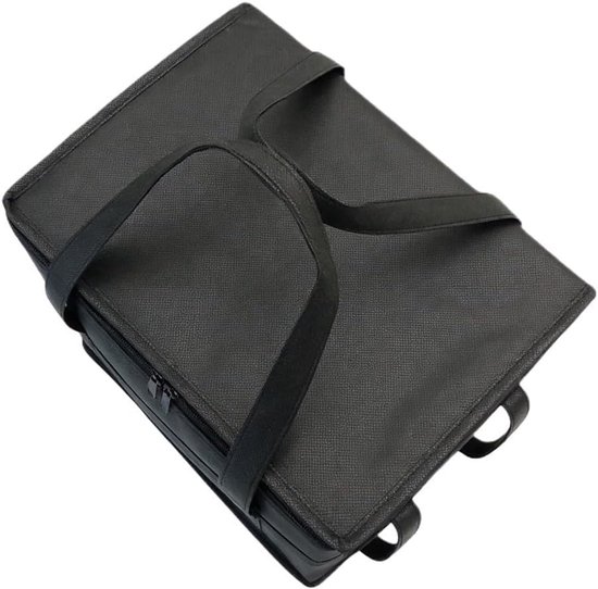 Isolatiezak - Koeltas Picknicktas - Eten Koel Houden - Niet-geweven Isolatie - 30 Liter - Zwart — afbeelding 5