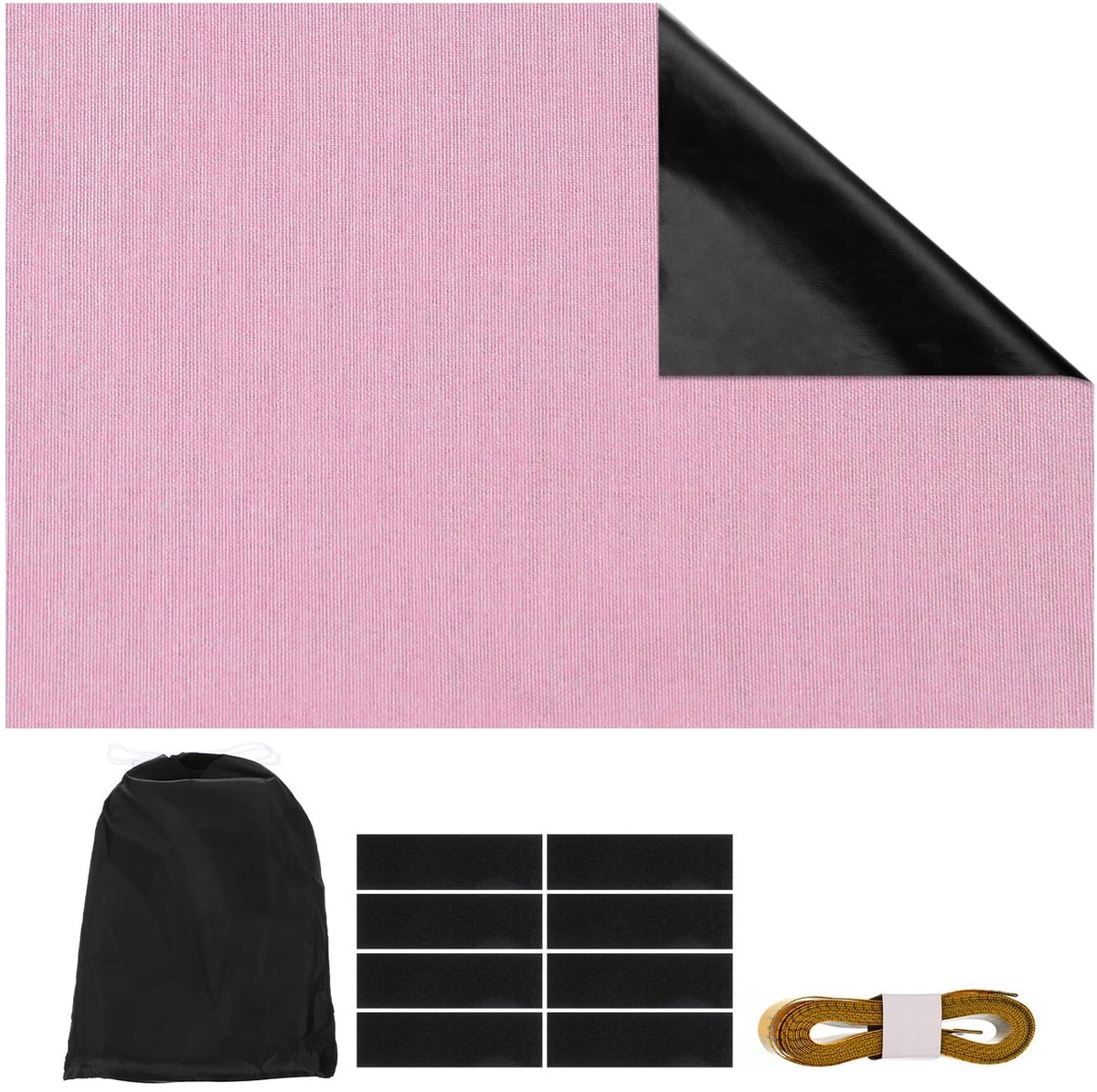 Omgoods - Draagbare Blackout Gordijnen - 170x135cm Polyester voor Optimal Shading