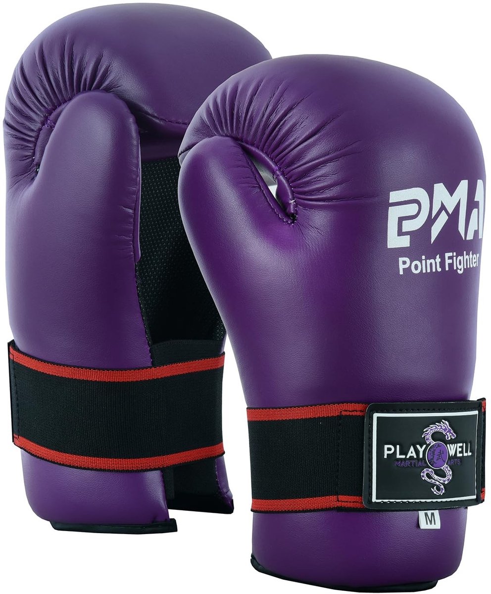 Omgoods - Semi Contact Kickbokshandschoenen - Paars - Voor Sparren en Training