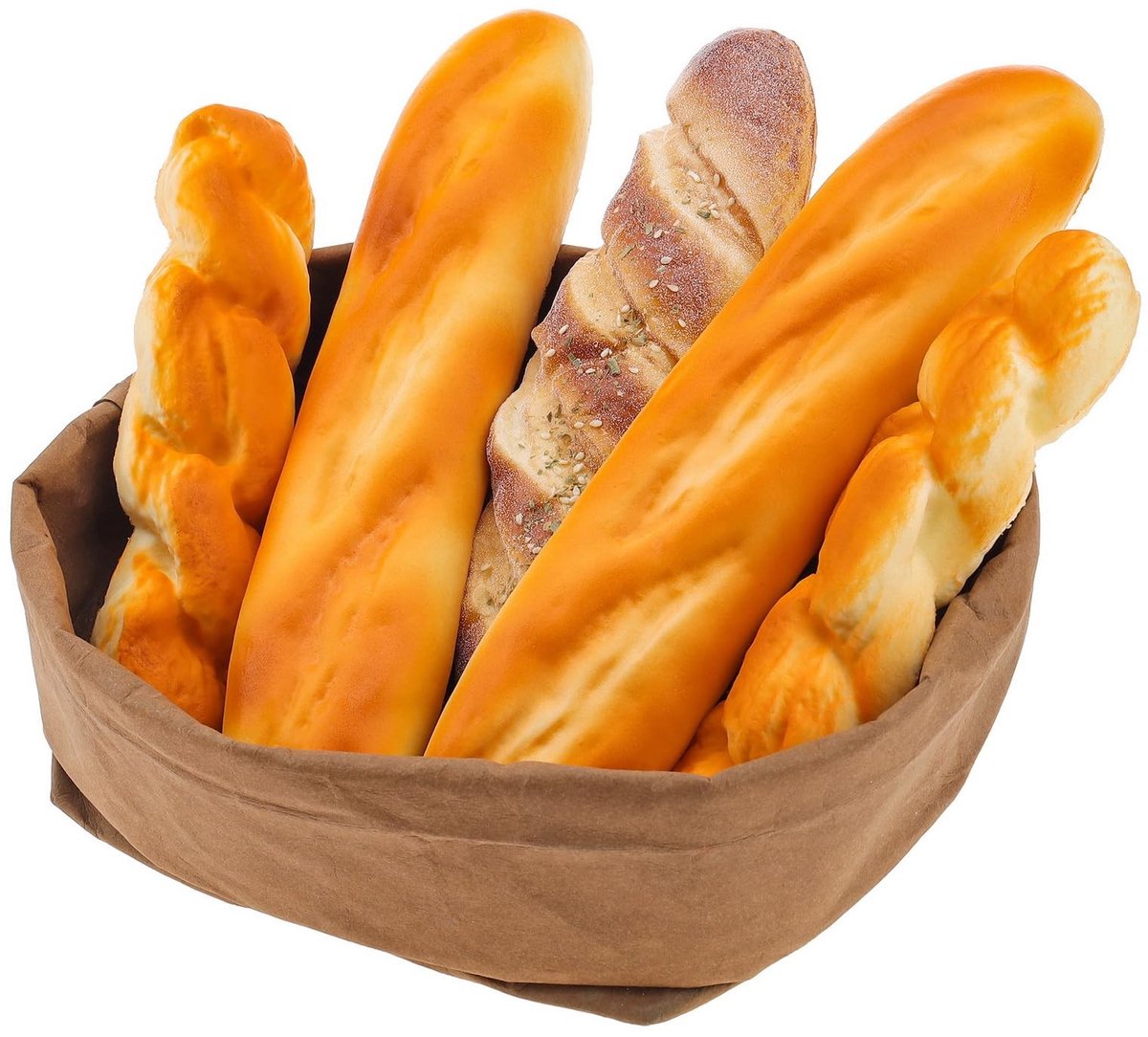 Omgoods - Set van 5 Kunstmatige Baguette Brood Decoraties - Realistische Voeding Props