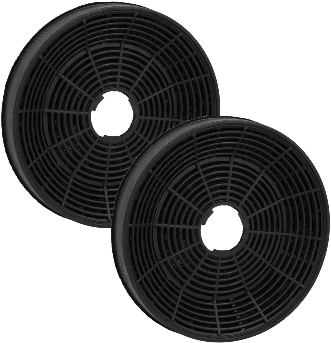 Omgoods - Actieve Koolfilter Compatibel met Beko Afzuigkappen - Set van 2 Vervangingsfilters, 16 cm