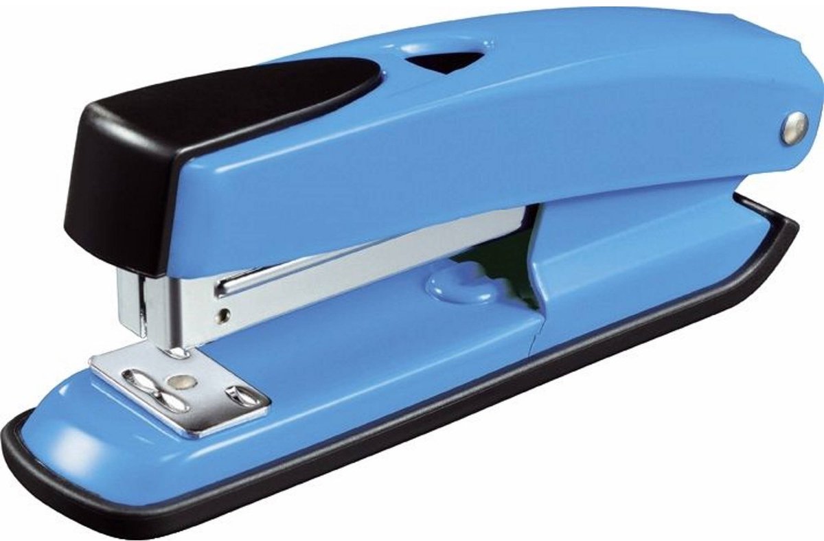 Omgoods - Blauwe Handnietmachine met Top Loading Mechanisme