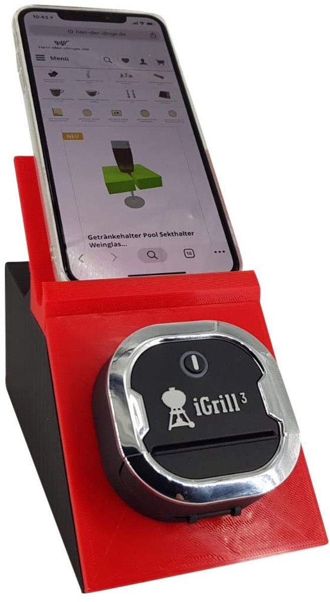 Omgoods - iGrill 3 Thermometer Houder met Smartphone Tablet Stand