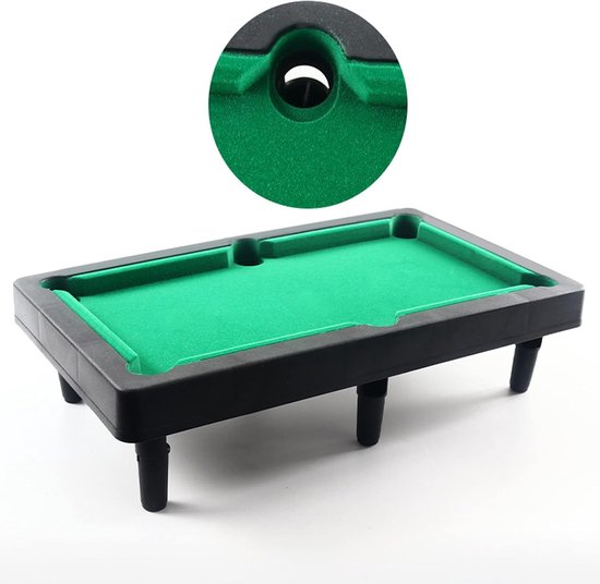 Mini Pooltafel - Biljartspel Kinderen - Handoogcoördinatie Oefenen - Compact Desktop Ontwerp - 31.98 x 19 x 3 cm — afbeelding 4