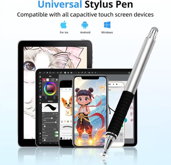 styluspen (4 stuks, 2-in-1 precisie-serie), universele — afbeelding 2