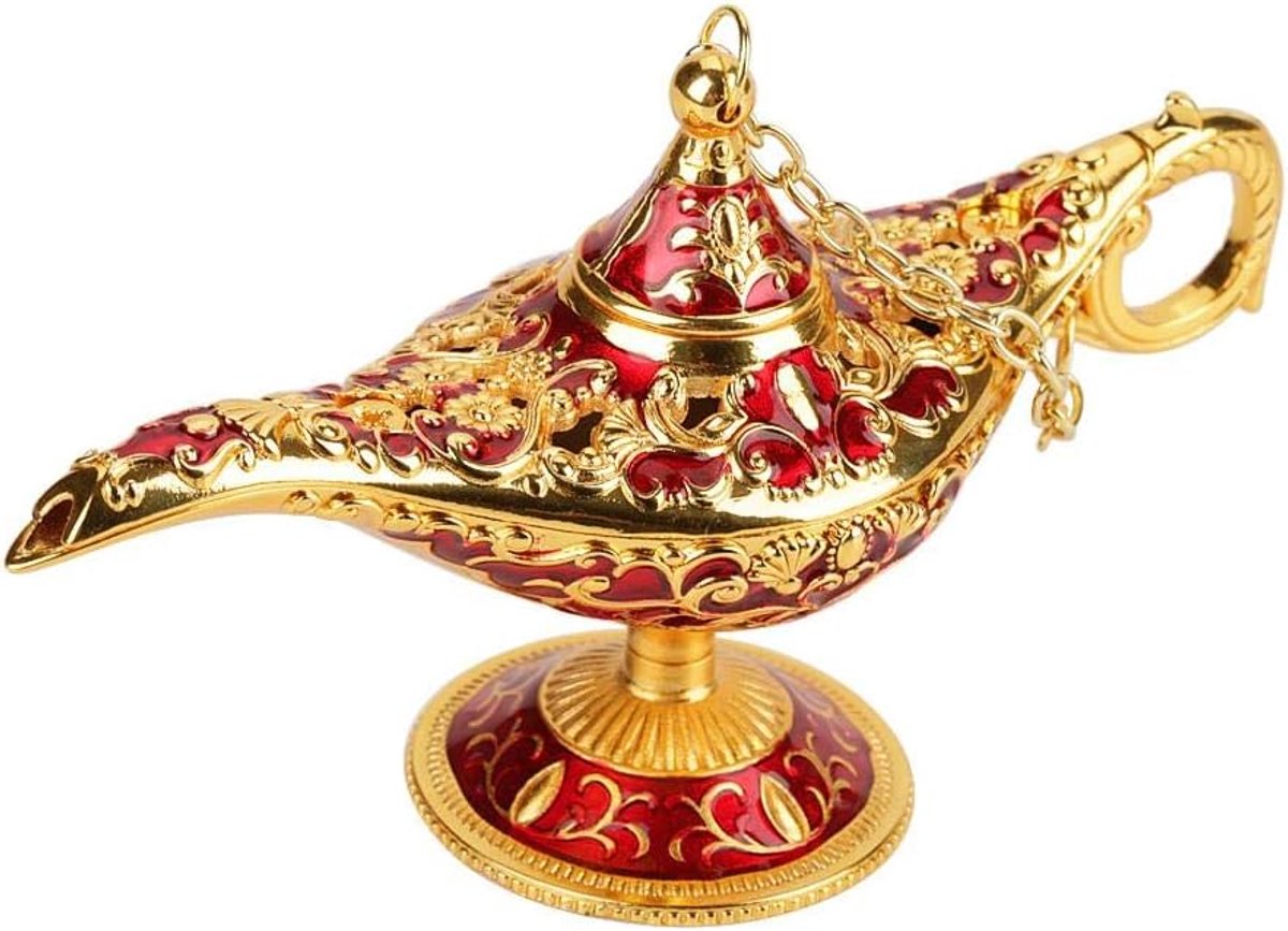 Olielamp, wonderlamp, verzamelbaar, zeldzame wensen, klassiek, vintage, Aladdin Magic Genie, thuis, theepot, olie, lamp, decoratie, voor je vriend (#1)