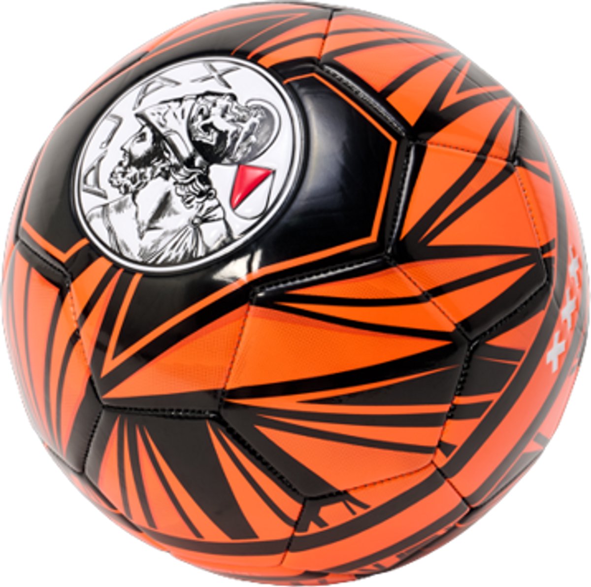 Ajax-minibal zwart oranje
