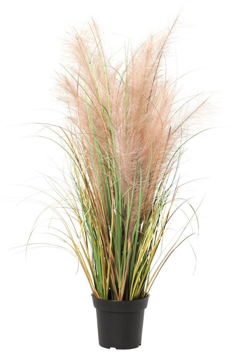 Trendyplants - Kunst Phragmites Grass - Rietgras - Kunstplant - Hoogte 96cm - Potmaat Ø15cm