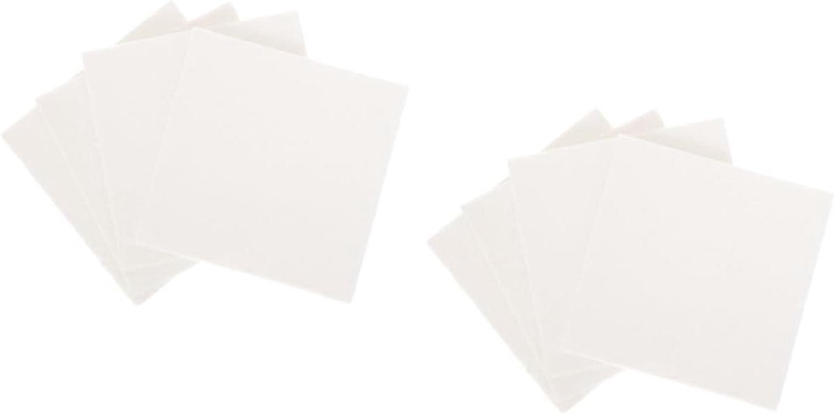 Bloemenpers Platen - Bloemen Drogen Set - Planten Preserveren - Absorberend Karton - 10 x 10 cm - Wit