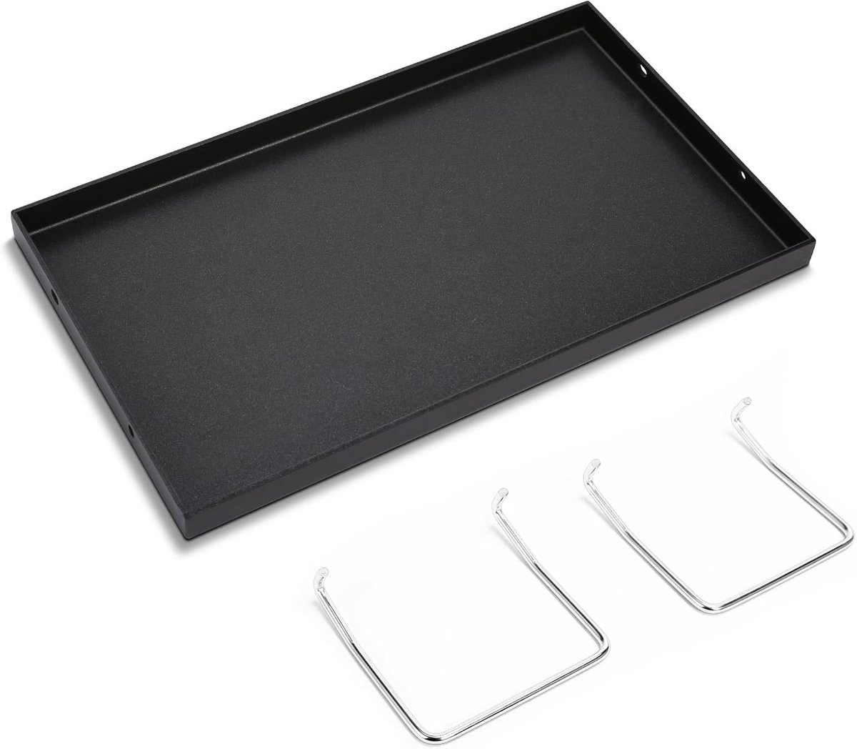 46,8 x 27,5 cm antiaanbakplaat voor Enders Urban, Urban Pro, Explorer, Explorer Pro gasgrill, gietijzeren grillplaat met antiaanbaklaag, grillplaat, grillaccessoires, gietijzeren plaat, 1 stuk