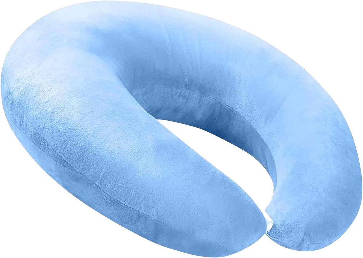 Speelkussen - Leeskussen Armsteun - Ontspannen Lezen - Verstelbare Gesp - 68 x 50 cm - Blauw