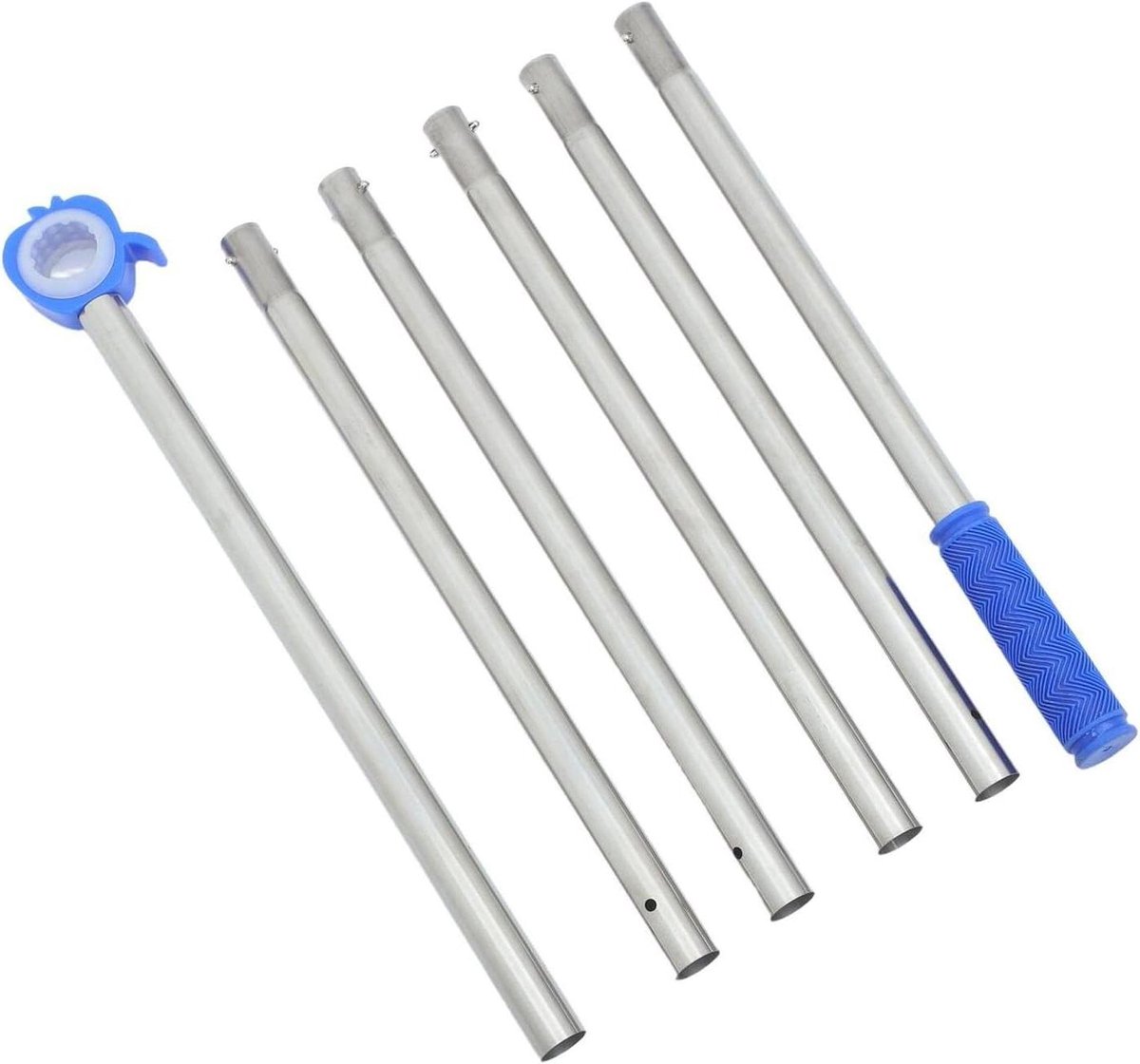Raamopener Tool - Telescopische Paal - Hoge Ramen Openen - Verstelbare Lengte - 224 cm - Blauw
