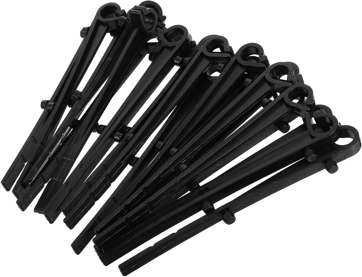 Dakgootclips - Gootbevestigingen Haken - Dakgoot Onderhoud - Eenvoudige Installatie - 50 stuks - Zwart
