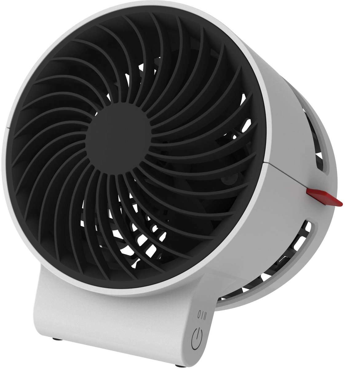 SnelShoppen - BONECO Air Shower F50 Ventilator - Mobiele Ventilator met USB-C Aansluiting, Modern Touch Controlepaneel, Wit - Ideaal voor Thuis, Tuin,