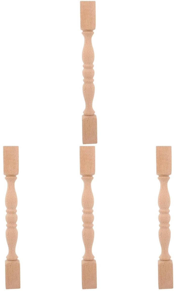 jojofuny Gesneden Houten Zuil 24 x 8 x 10 cm Romeinse Houten