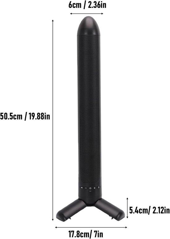 Soundbar met Subwoofer - TV Luidspreker Systeem - Films Muziek Gaming - 2.1 Kanaals Geluid — afbeelding 5