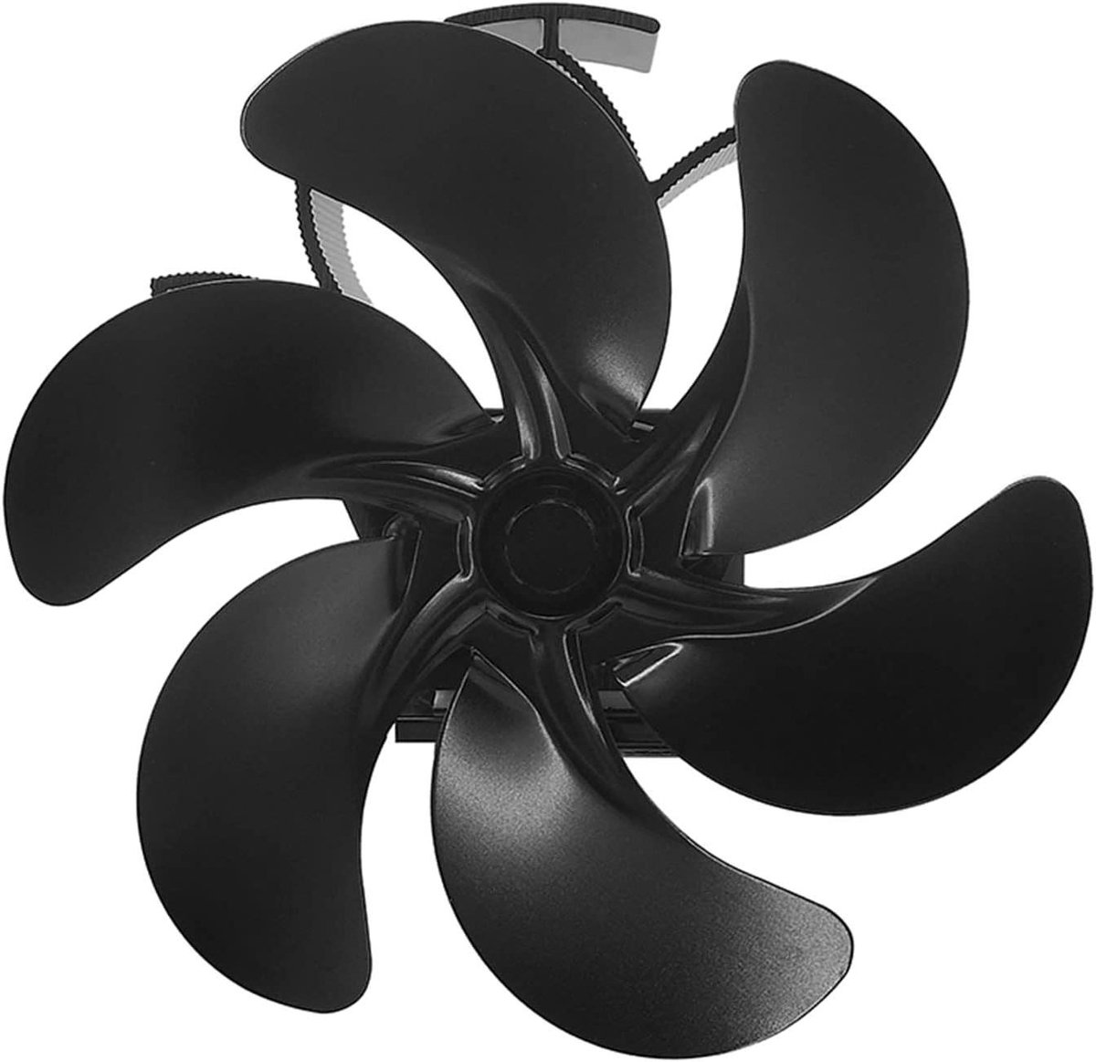 Warmte Aangedreven Ventilator - Kachel Ventilator Houtkachel - Sneller Kamer Verwarmen - 5 Bladen Groter