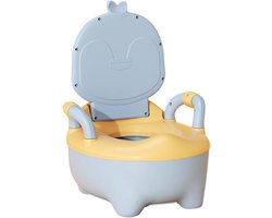 Reispotje Kinderen - Draagbaar Urinoir - Zindelijkheidstraining Ondersteunen - Antislip Ontwerp - 28 cm - Blauw