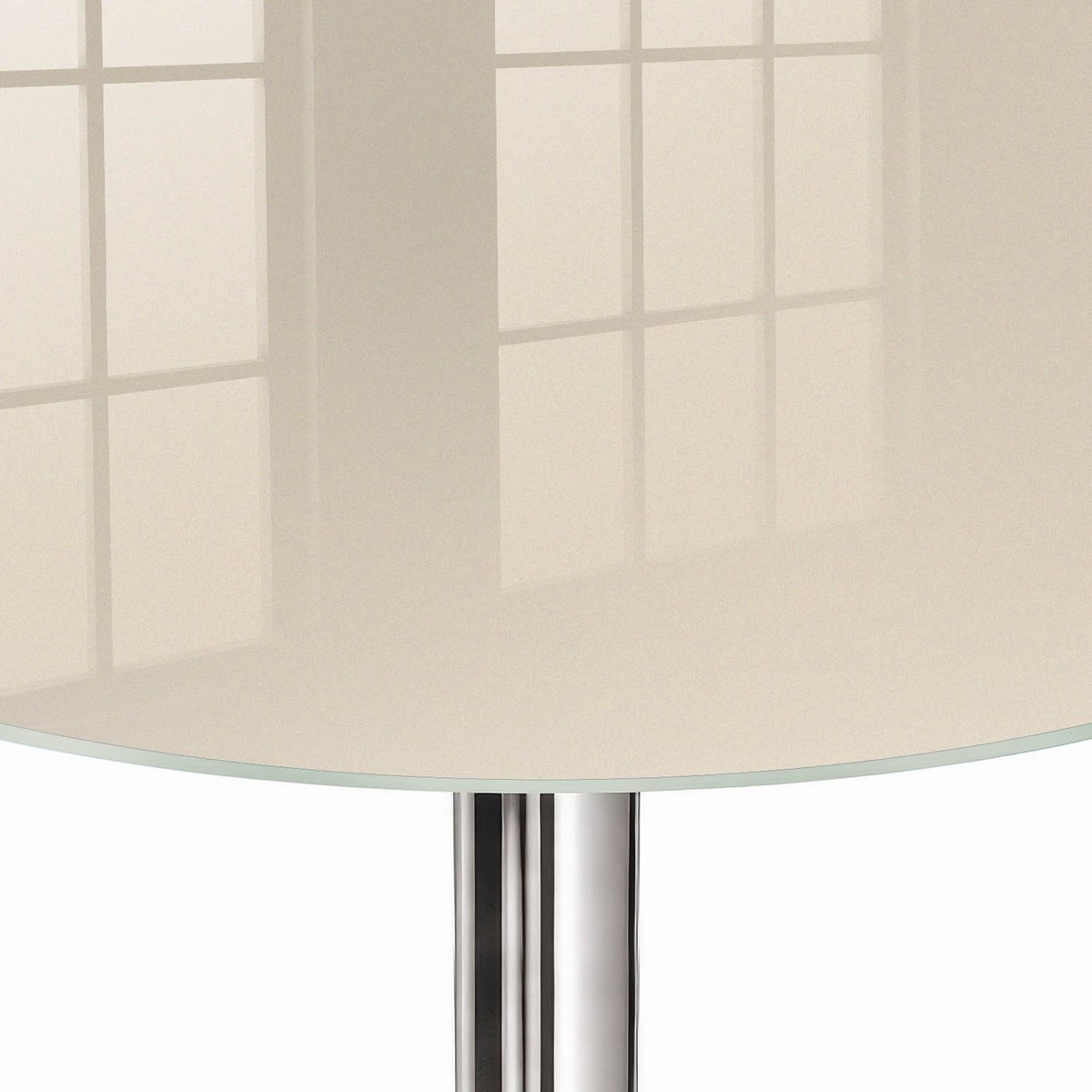 ArtPrintCave Lichte steen Glazen Tafelblad fi70 cm - Tafelblad Rond - Beige Terrastafel - Achtergronden en patronen Glasplaat