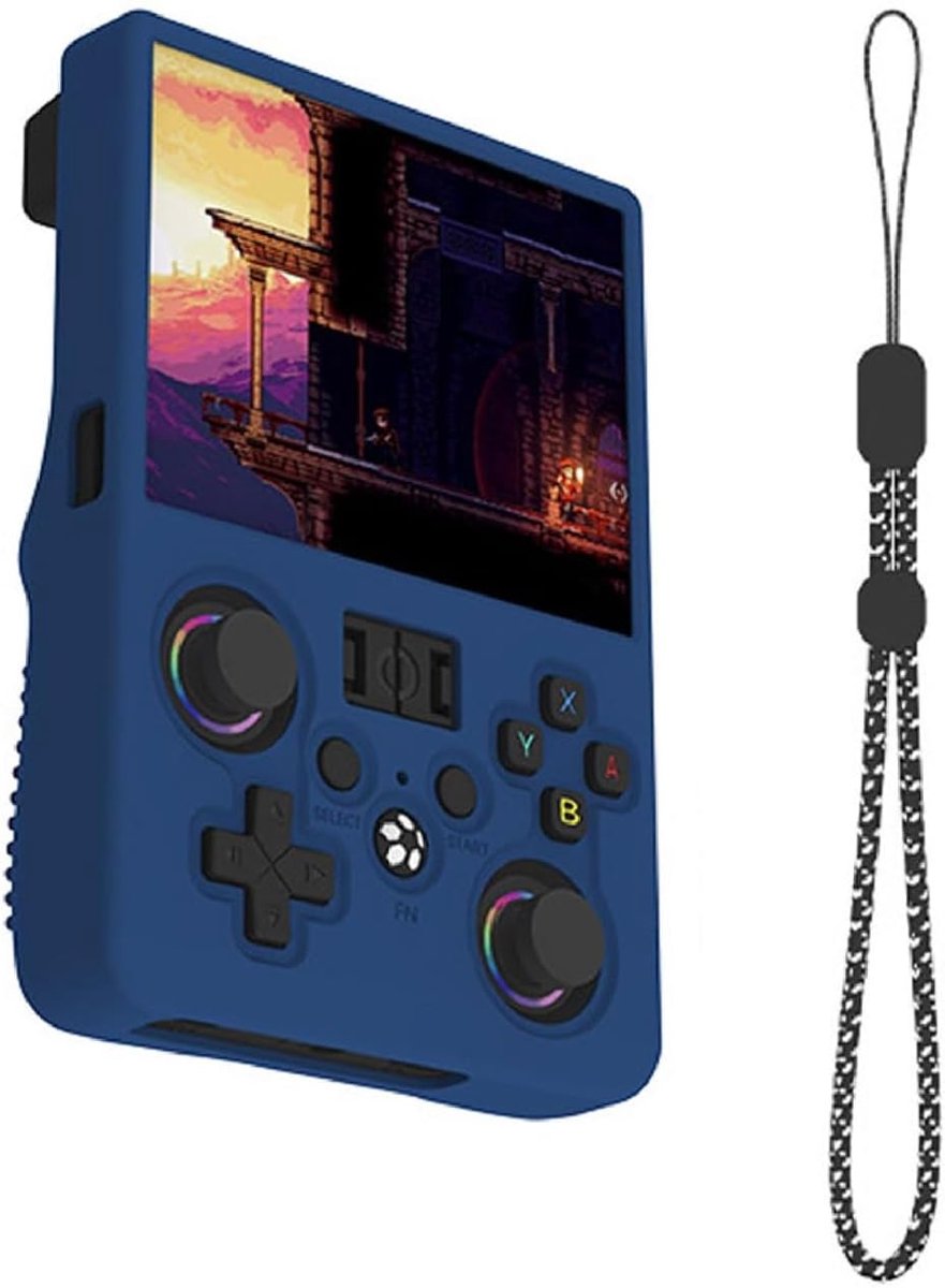 Compatibel met R36 Max 2, Anti-kras Beschermend Zacht Siliconen Hoesje met Volledige Bescherming-Blauw