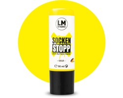 LM-Kreativ LM Sock Stop - anti slip textielverf - 90 ml - geel - waterbasis en waterproof voor sokken en textiel