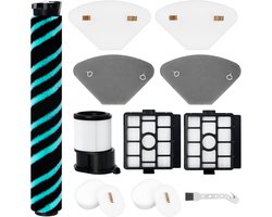 borstelrol filter vervangstukken voor Shark IP3251EUT accu-stofzuiger, 1 borstelrol, 1 HEPA-filter, 4 filterzwammen, 2 HEPA-filters voor de basisstation, 4 filterzwammen voor de basisstation