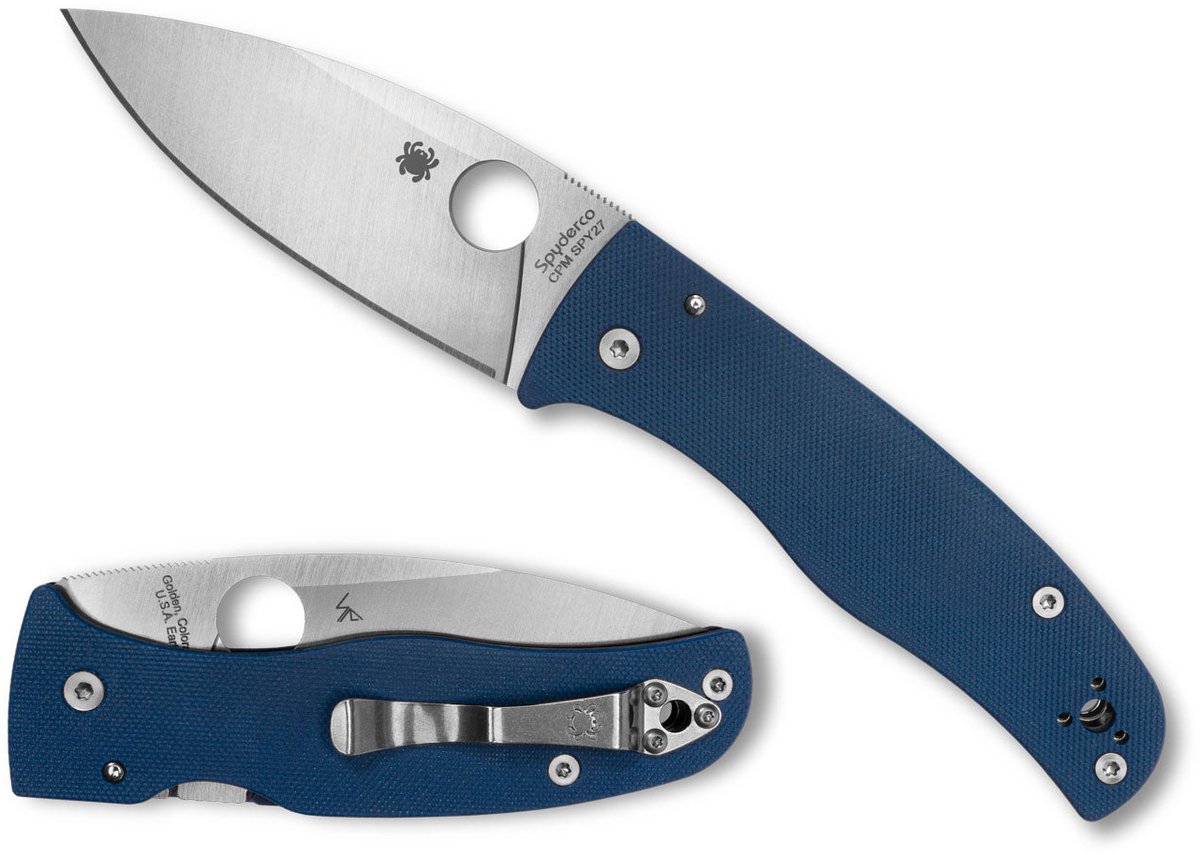 Spyderco Bodacious Cobalt Blue CPM SPY27