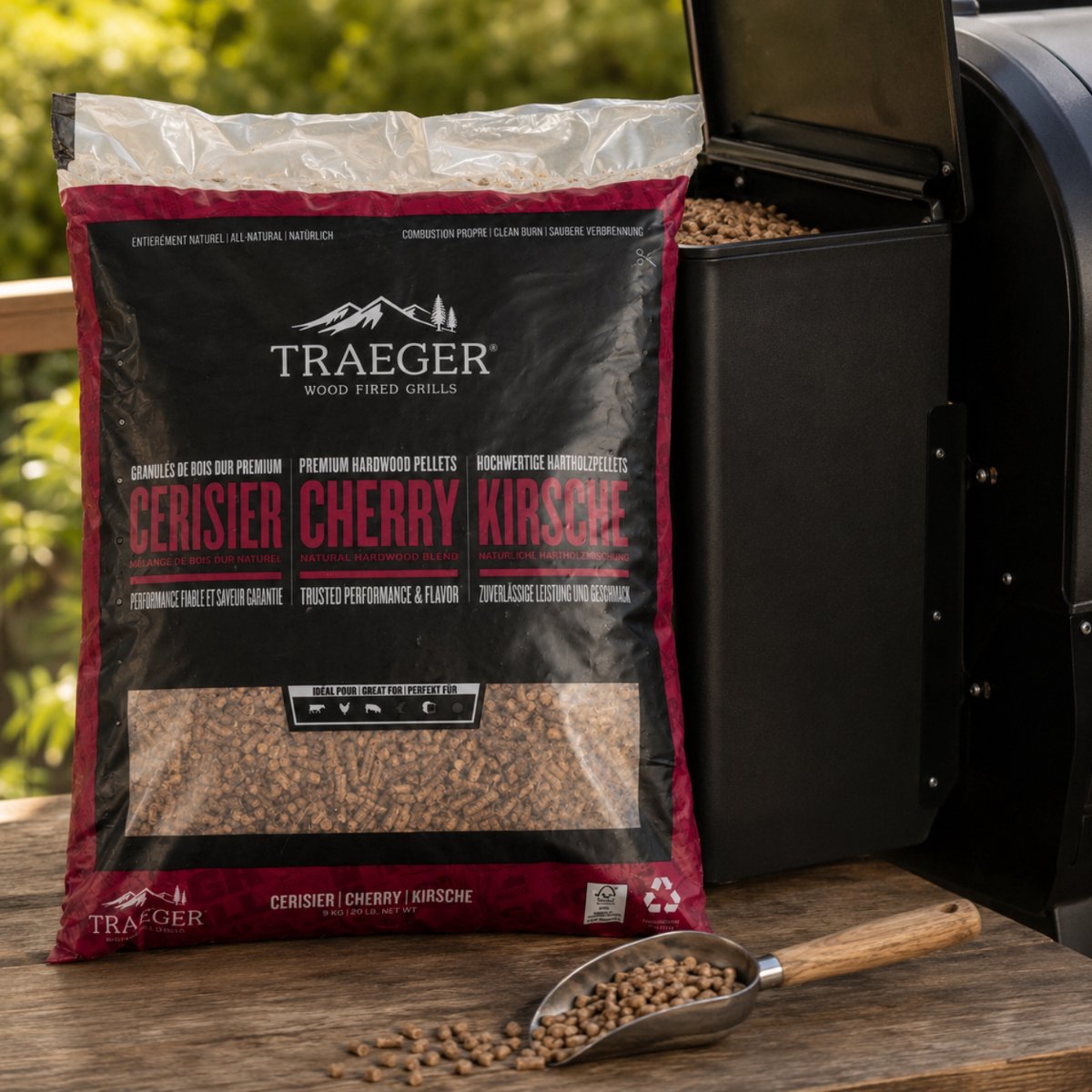 Traeger Cherry pellets - 9 kg