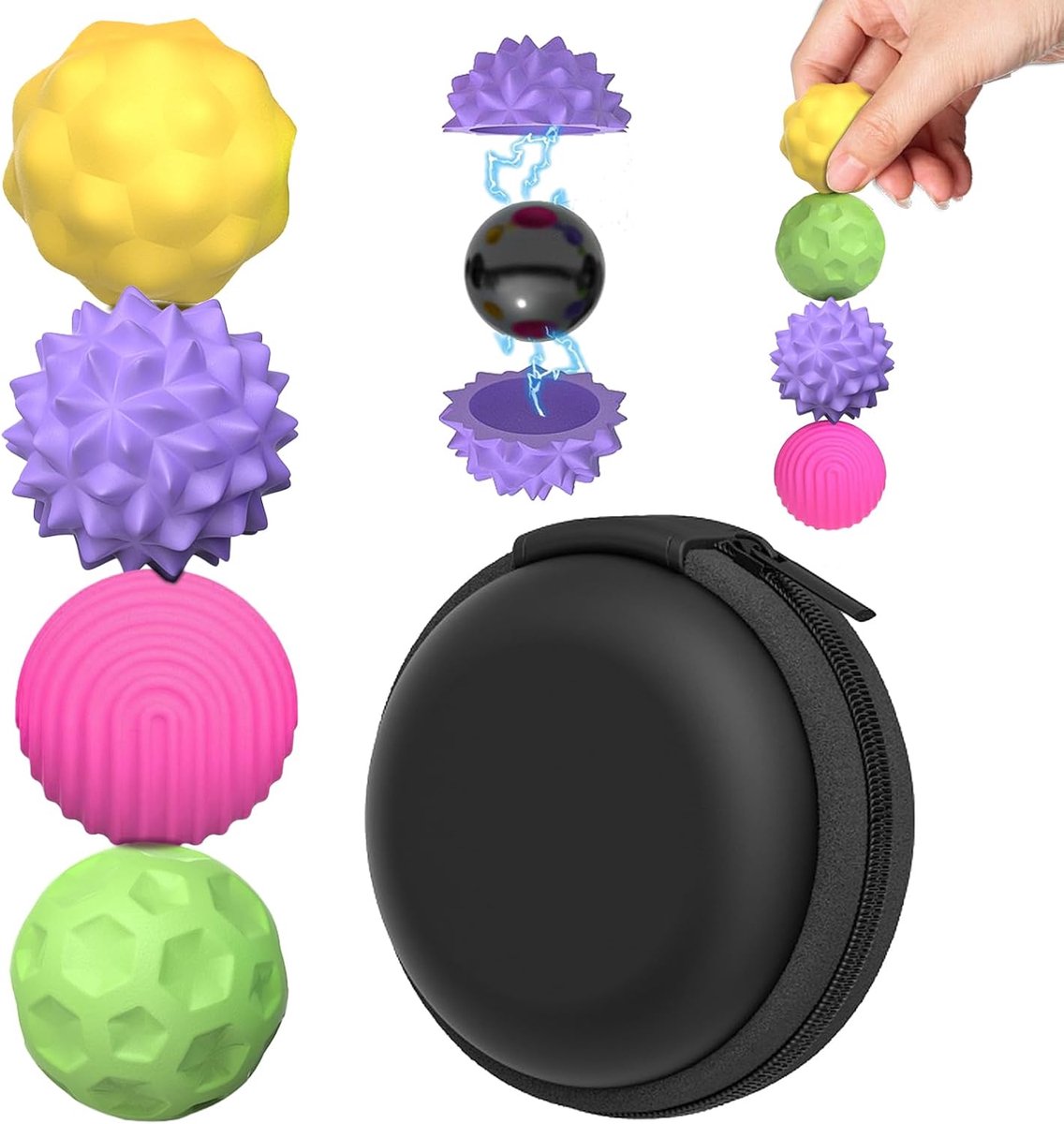 fidget-speelgoed, magnetische sensorische ballen, anti-stress