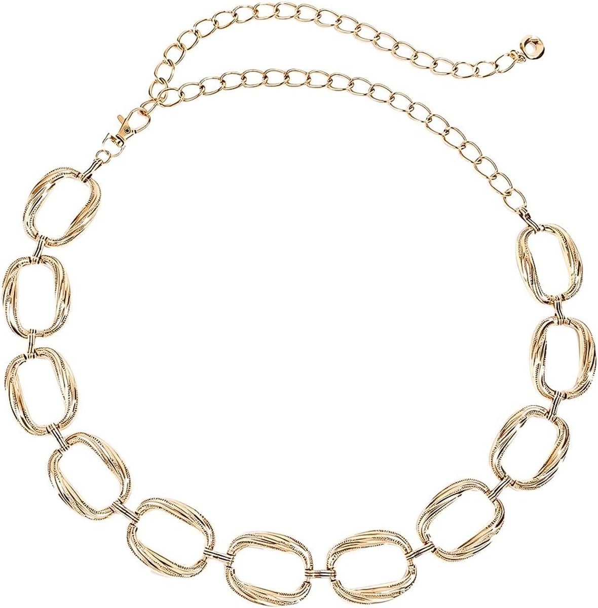 Gouden Kettingriem, Verstelbare Metalen Gouden Taille Kettingen, Mode