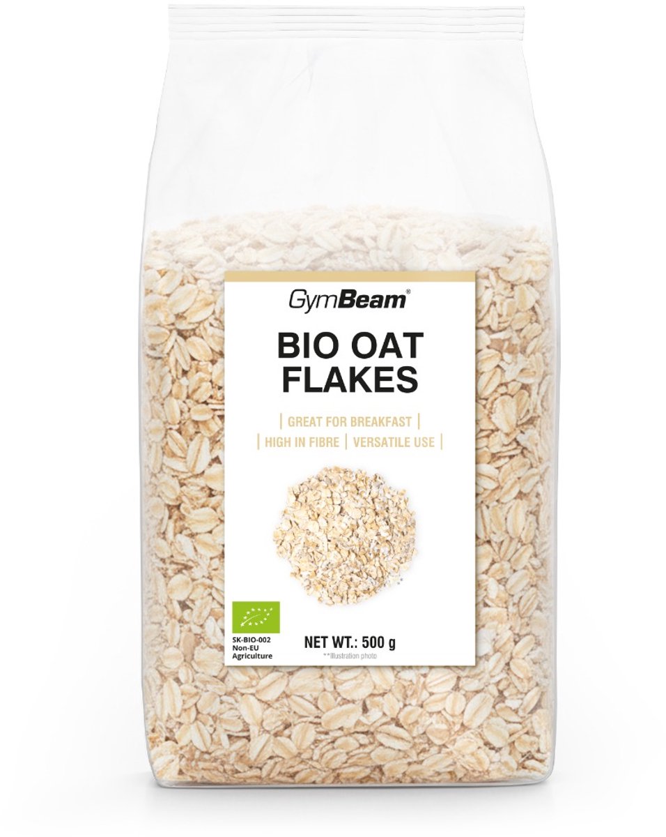 GymBeam Bio Havervlokken 500 g