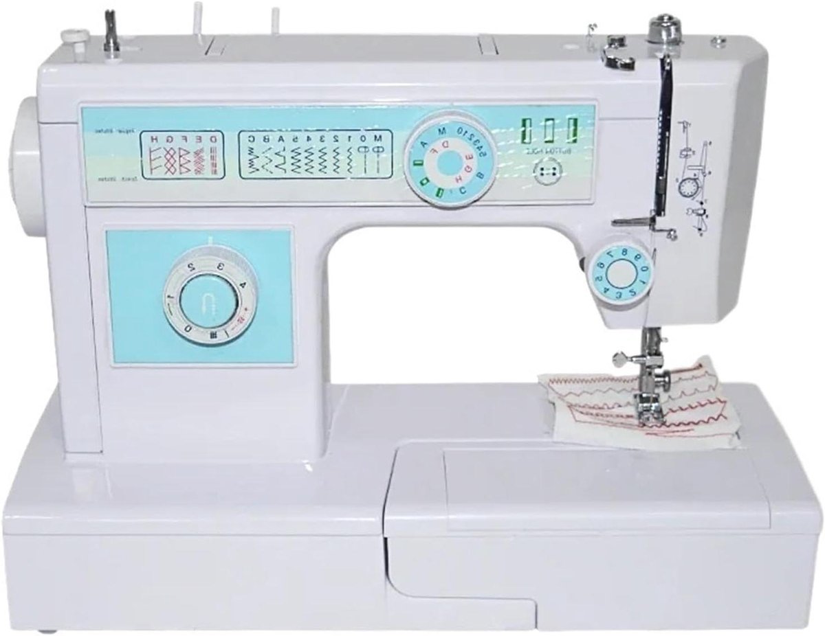 Naaimachine Huishoudelijk - Kleine Naaimachine - Kleding Maken - Meerdere Routing Methoden - 9000 Grams - One Color