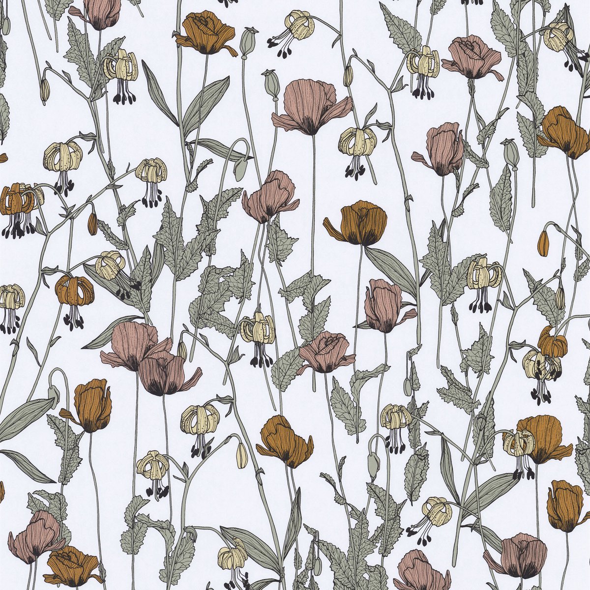 Lutèce – 51250104 – Vliesbehang – Groen