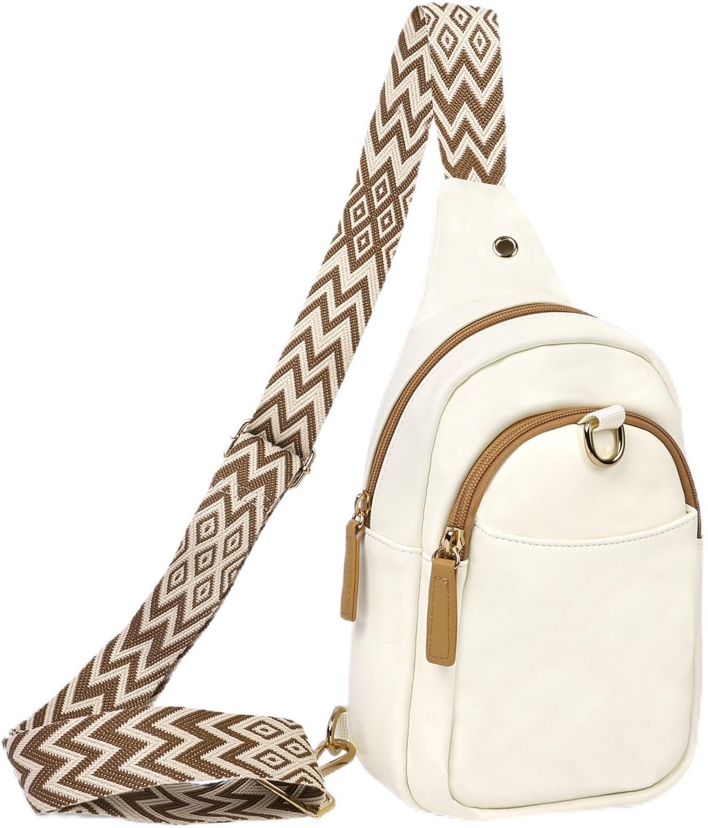 SnelShoppen - Dames Crossbody-tas van PU-leer, Diefstalbestendige Schoudertas, Kleine Tas voor Wandelen, Werk, Sport en Reizen, Compact en Handig, Ide