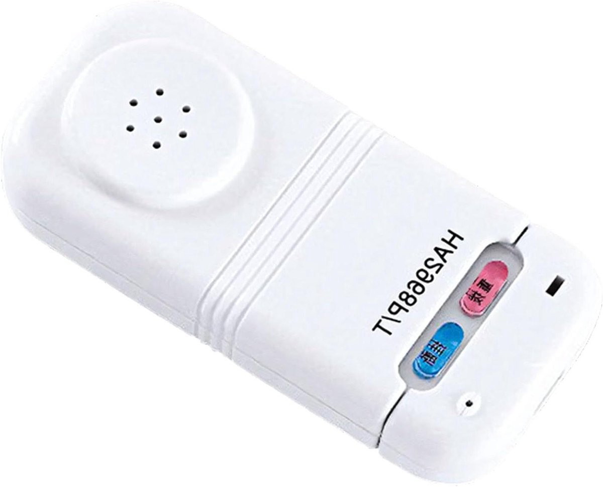 Vaste Lijn Telefoon - Toestel Huistelefoon - Thuis Bellen - Intrekbaar Snoer - Compact - Wit Rood