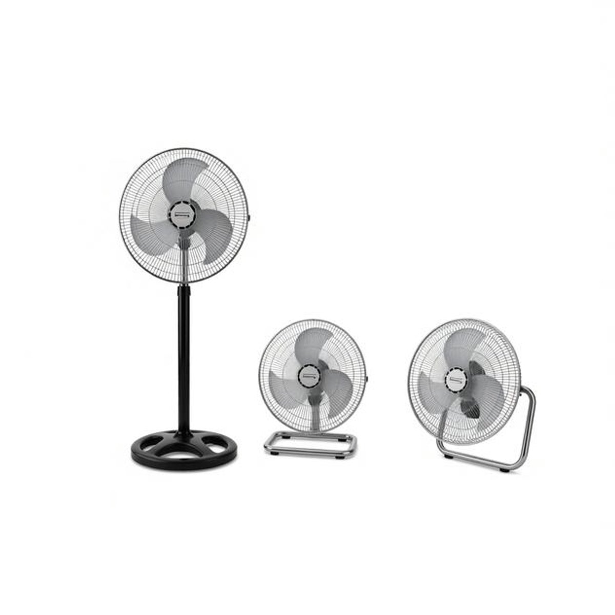 3-in-1 Multifunctionele Ventilator 70 W 45 cm - Staand, Bureau en Wand - 3 Snelheden.