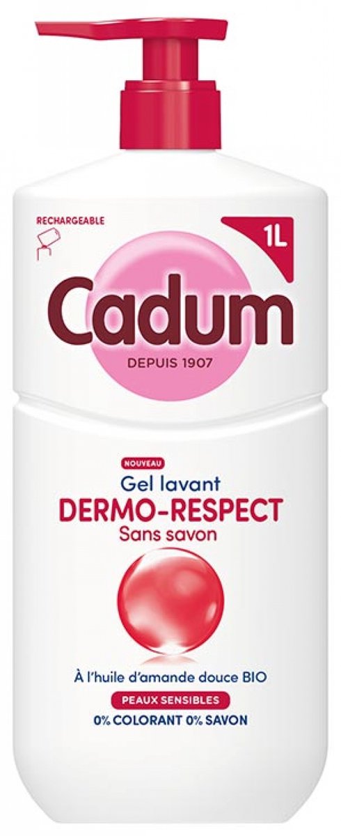 Cadum Zeepvrije Wasgel Dermo-Respect 1 L