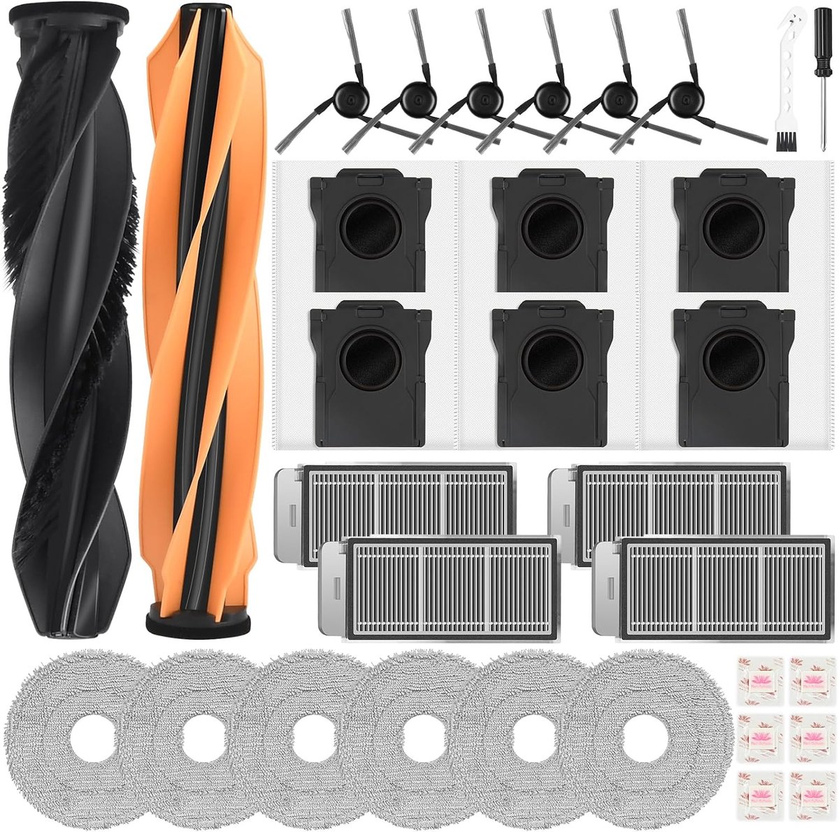 32 stuks accessoires voor Dreame X50 Ultra Complete/L50 Pro Ultra/X50 Master/Matrix10 Ultra robotstofzuiger, L40s Ultra/L40s Pro Ultra/L40 Ultra Gen 2, voor Mova V50 Ultra Complete
