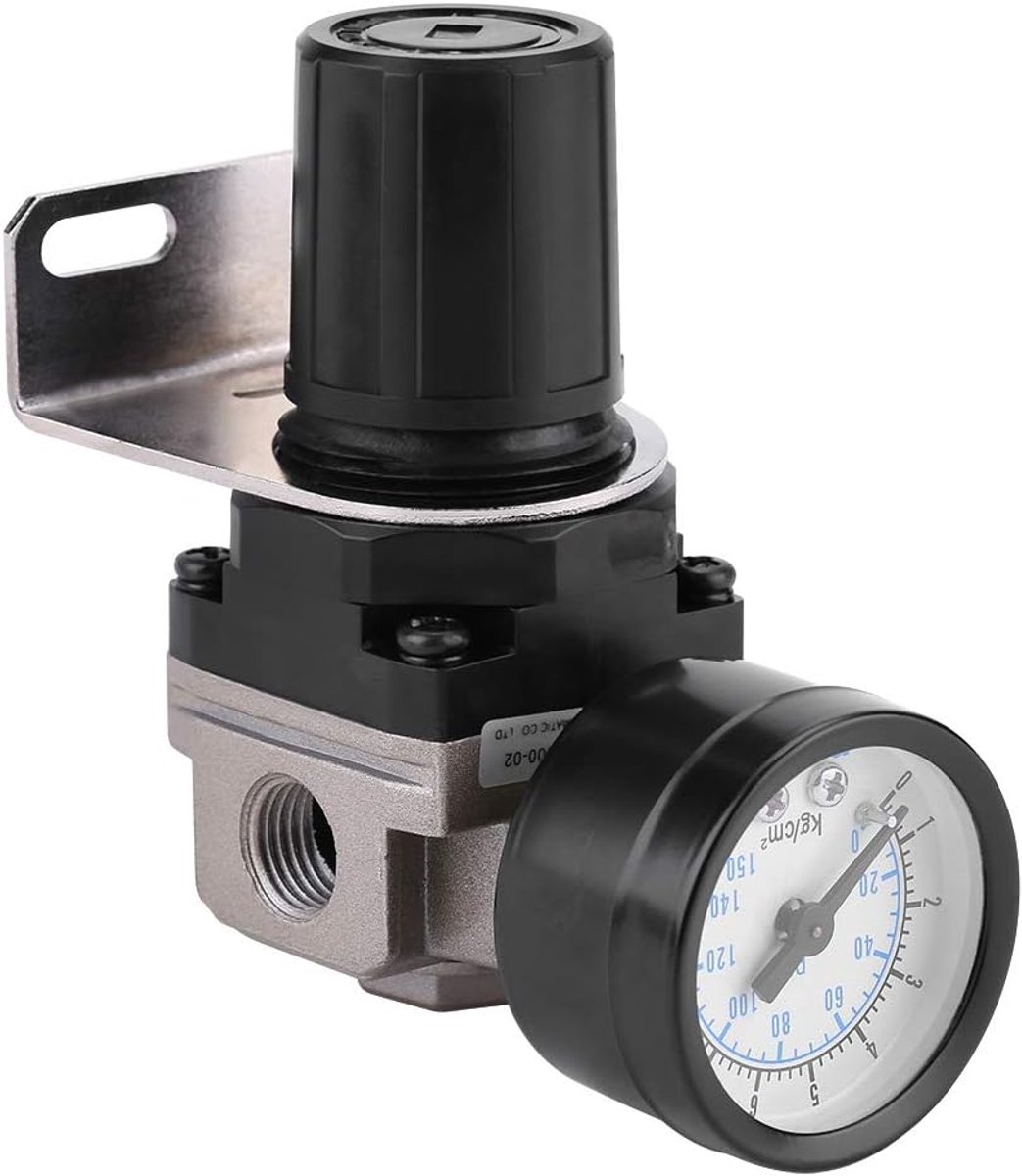 Luchtdrukregelaar, Verstelbare Luchtdruk Compressor Controle Valve G1/4 Aansluiting