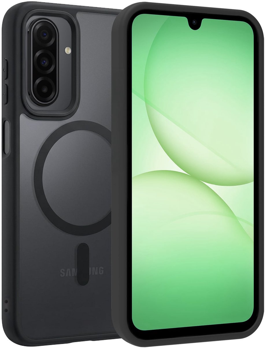Hoesje Geschikt voor Samsung Galaxy A17 - Magsafe Compatible - Sterk & Shockproof - Back Cover - Shock Proof Case - Telefoon Hoes Shockproof - Zwart